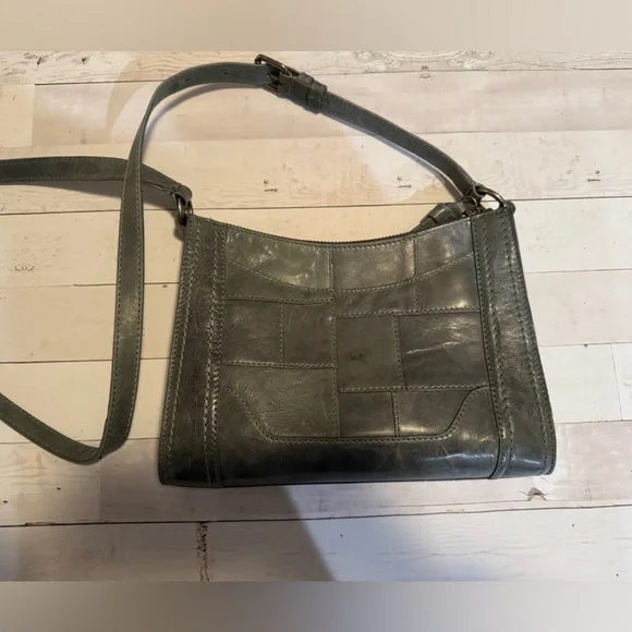 Frye light blue leather shoulder or crossbody bag - Picture 2 of 12